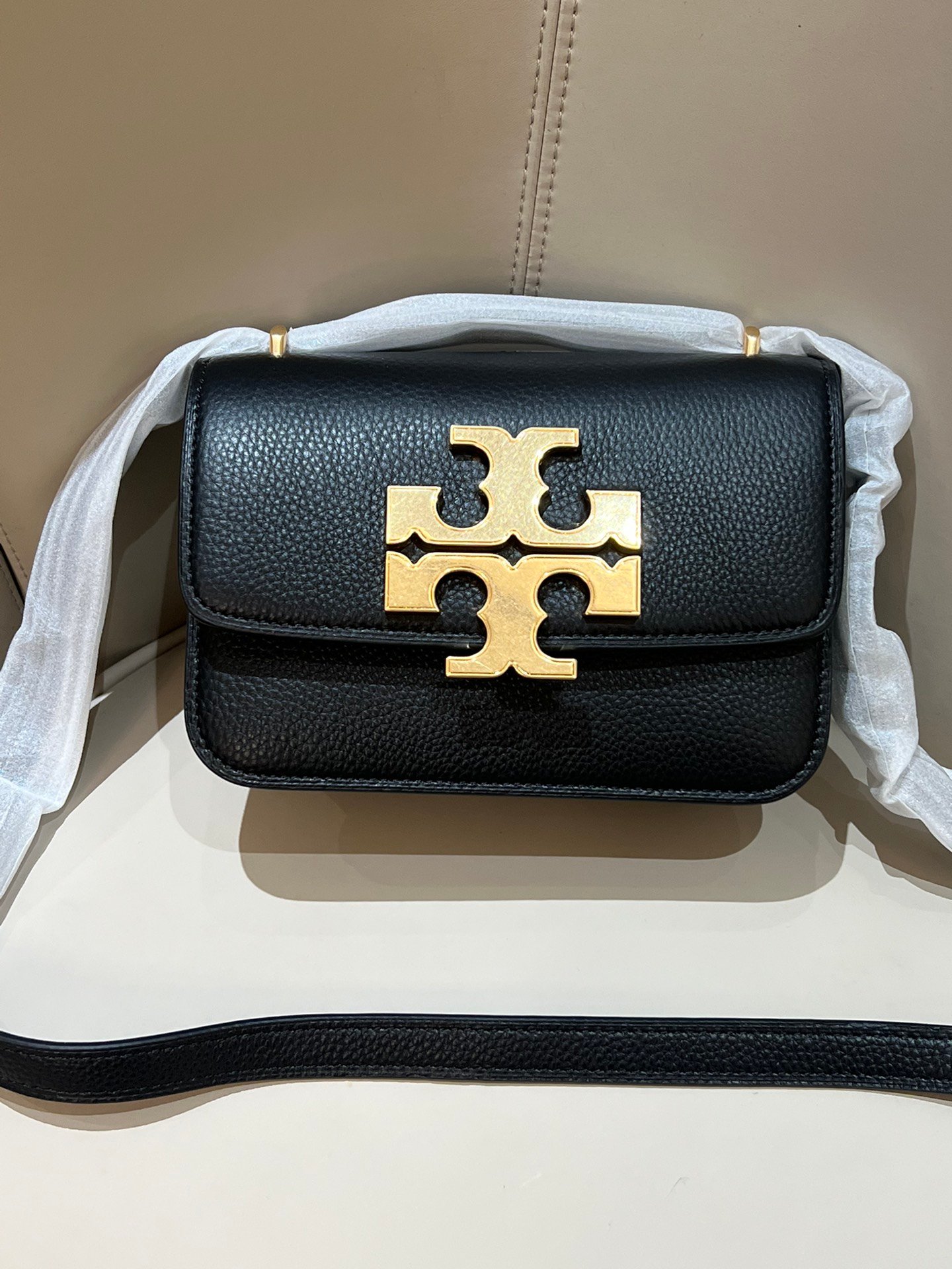 Tory Burch Small Eleanor Pebbled Leather Bag 19cm Multiple Colors 1