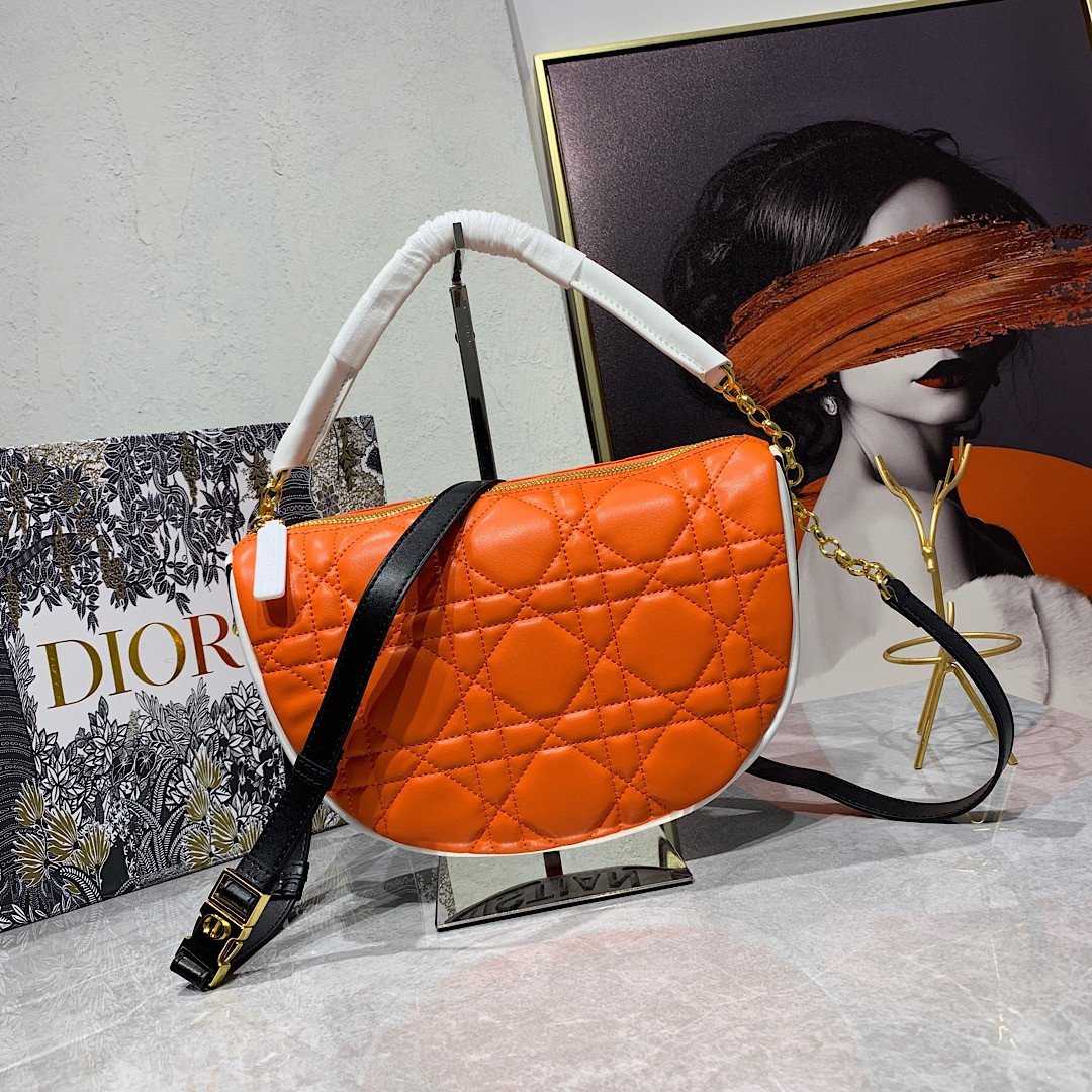 Dior Vibe Soft Cannage Lambskin Hobo Bag 22cm/29cm 1