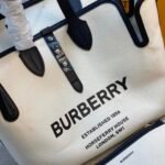 Burberry Horseferry Print Canvas & Leather Freya Tote Bag 1