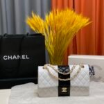 White with Black Stripe