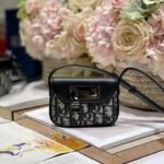 Blue Oblique Jacquard