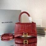 Balenciaga Hourglass Top Handle Bag Small & XS Sizes Red