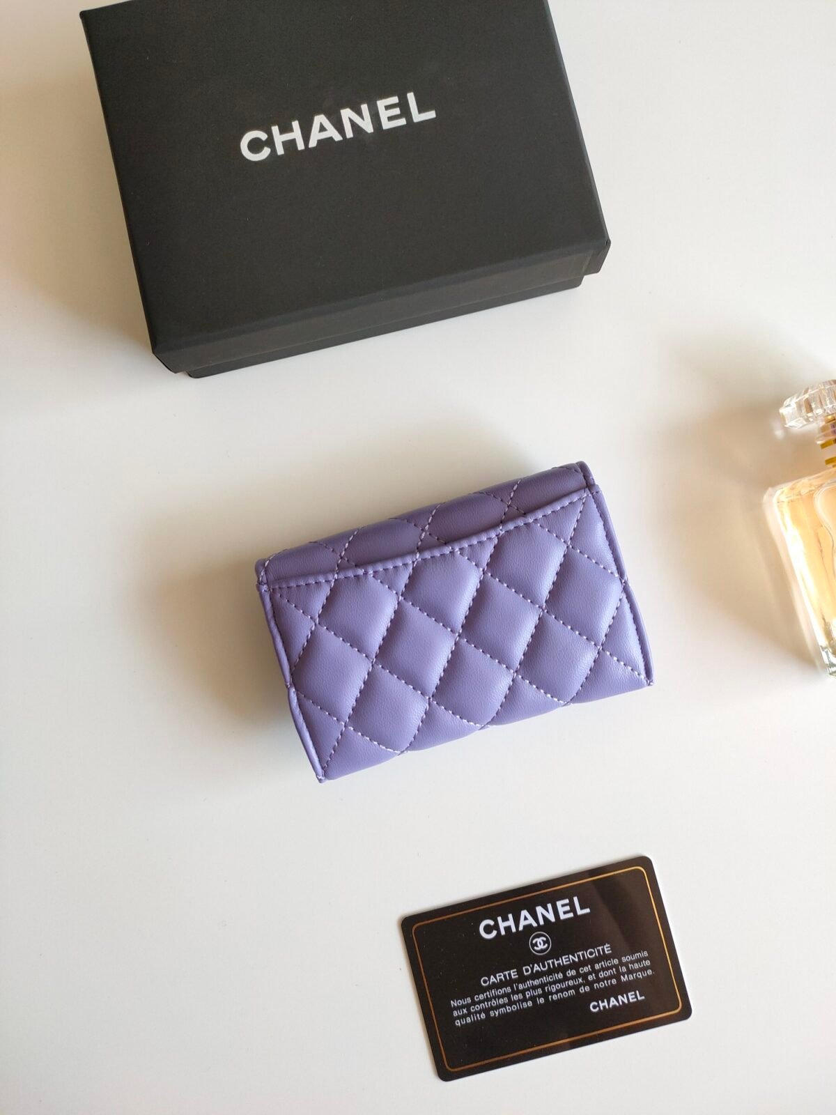 CHANEL Classic Flap Card Holder & Coin Purse 11.3cm 17