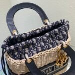 Lady Dior Wicker Top Handle Bag 24cm Multiple Colors 17