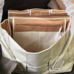 Bottega Veneta Arco Small Leather Tote Bag White 18