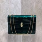 Bvlgari Serpenti Forever Medium Shoulder Bag 27cm Emerald Green