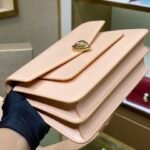Bvlgari Serpenti Forever Maxi Chain Leather Crossbody Bag 25cm Peachy Pink 23