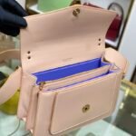 Bvlgari Serpenti Forever Maxi Chain Leather Crossbody Bag 25cm Peachy Pink 26