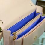 Bvlgari Serpenti Forever Maxi Chain Leather Crossbody Bag 25cm Peachy Pink 27