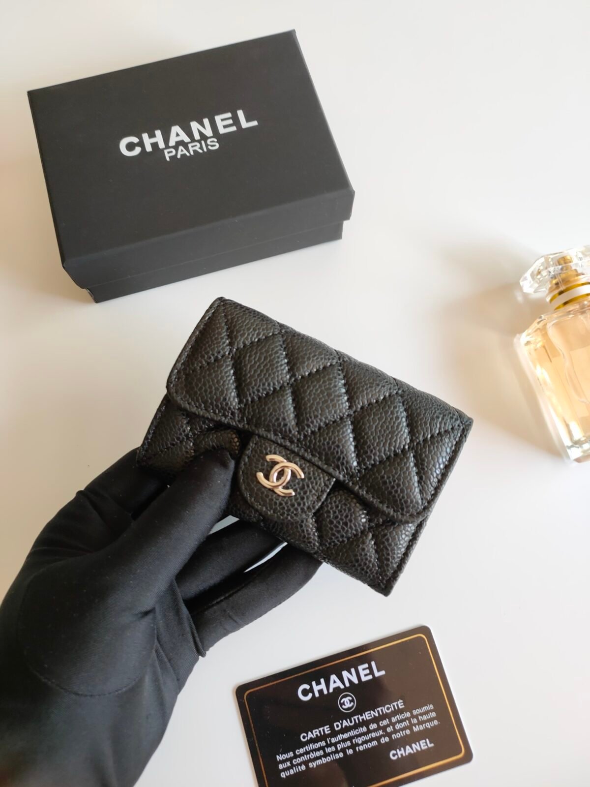 CHANEL Classic Flap Card Holder & Coin Purse 11cm 3