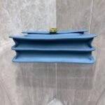 Bvlgari Serpenti Forever Maxi Chain Leather Crossbody Bag 25cm Glacier Blue 3