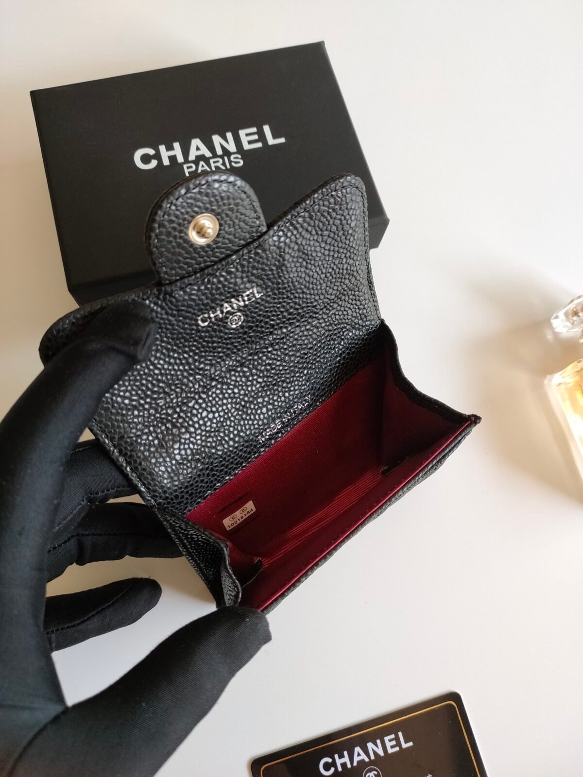 CHANEL Classic Flap Card Holder & Coin Purse 11cm 4