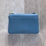 Bvlgari Serpenti Forever Maxi Chain Leather Crossbody Bag 25cm Glacier Blue 4