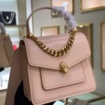 Bvlgari Serpenti Forever Maxi Chain Small Top Handle Bag 18cm Peachy Pink 46