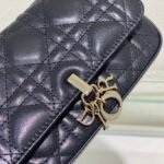 Dior Lady Dior Pouch 19cm Cannage Calfskin with Pearl Detail Chain 5