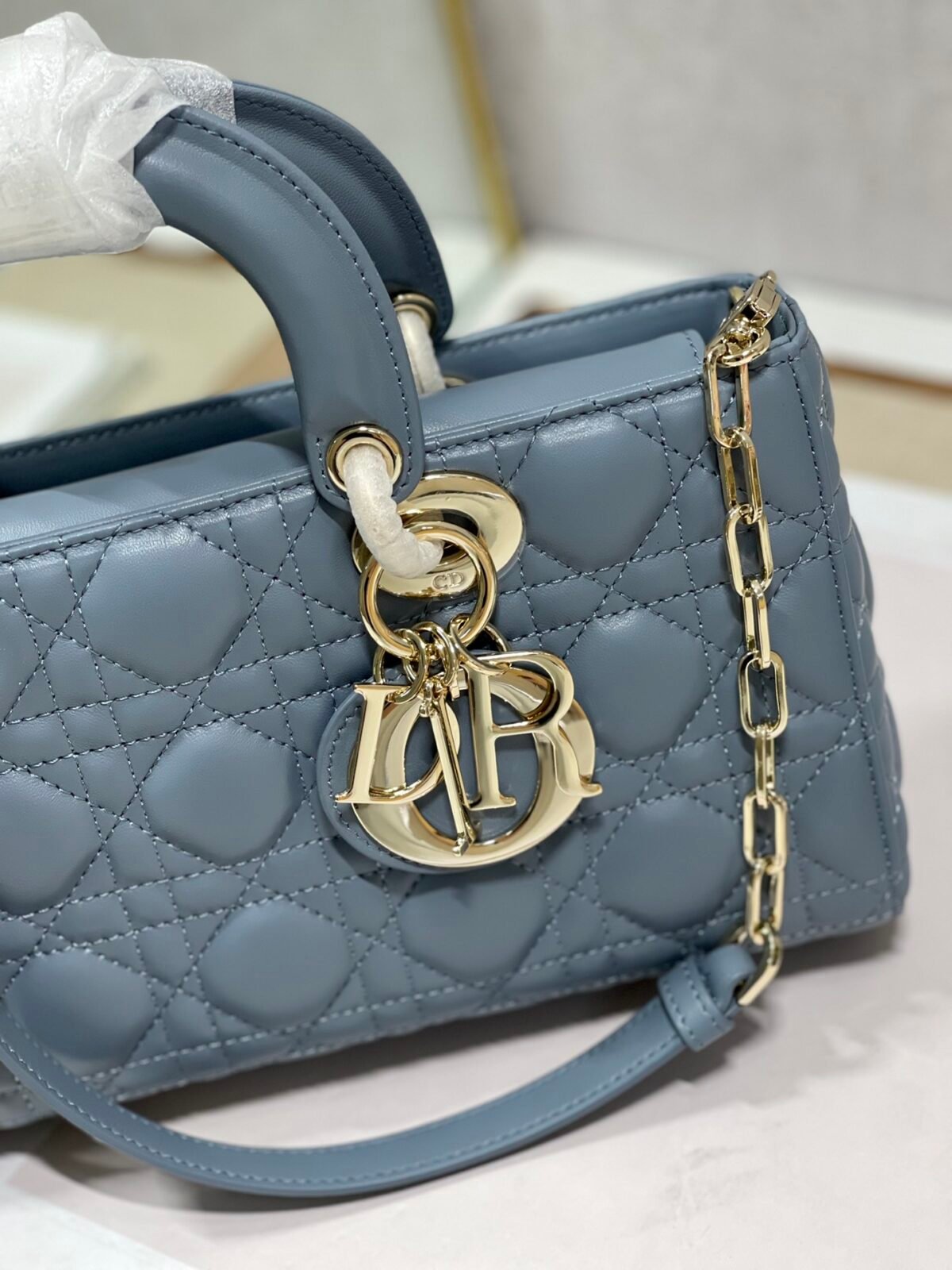 Dior Lady D-Joy Bag 26cm Cannage Lambskin (Horizontal Edition) 5