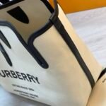 Burberry Horseferry Print Canvas & Leather Freya Tote Bag 5