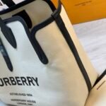Burberry Horseferry Print Canvas & Leather Freya Tote Bag 6