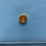 Bvlgari Serpenti Forever Maxi Chain Leather Crossbody Bag 25cm Glacier Blue 7