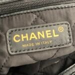 Chanel 22 Style Shiny Calfskin Drawstring Shopping Bag (2022 Collection) 8