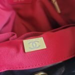 Chanel 22 Shiny “Oil Wax” Calfskin Tote Handbag 9