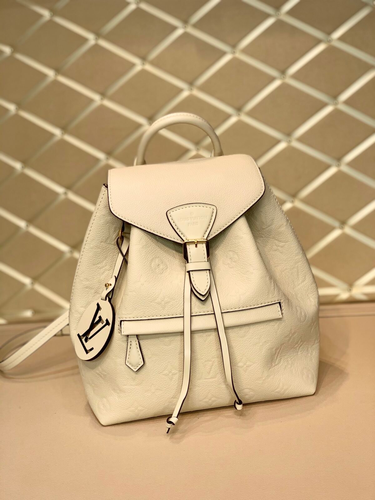 Louis Vuitton Montsouris Backpack 27.5x33x14cm Monogram Empreinte Leather Editions 1