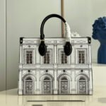 Louis Vuitton x Fornasetti OnTheGo MM Tote Bag 35cm Architettura Matte Calfskin Leather 1