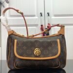 Louis Vuitton Vintage Tikal GM “Golden Bean” Monogram Canvas Shoulder Bag 30cm 1