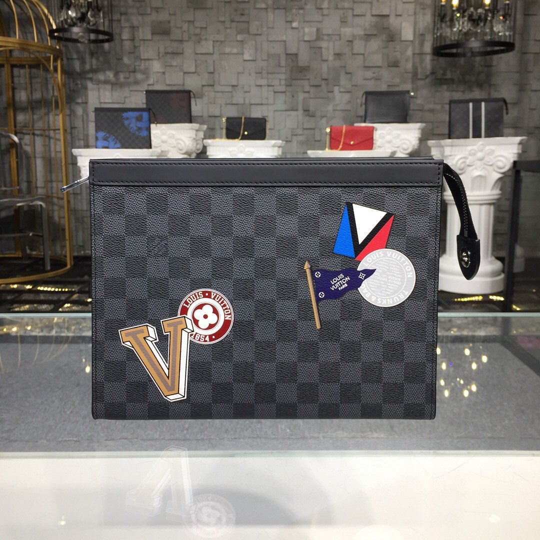 Louis Vuitton Pochette Voyage MM 27cm Graphic & Special Edition Canvas 5 Styles 1