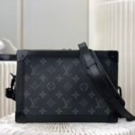 Louis Vuitton Soft Trunk in Monogram Eclipse Canvas Virgil Abloh Edition Unisex Crossbody Bag 25cm 1