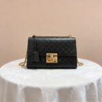 Gucci Padlock Small Signature Leather Shoulder Bag 20cm Black Embossed GG with Gold Hardware 10