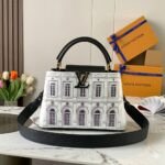 Louis Vuitton Capucines BB Architettura 27cm Handle Bag LV x Fornasetti Capsule Collection