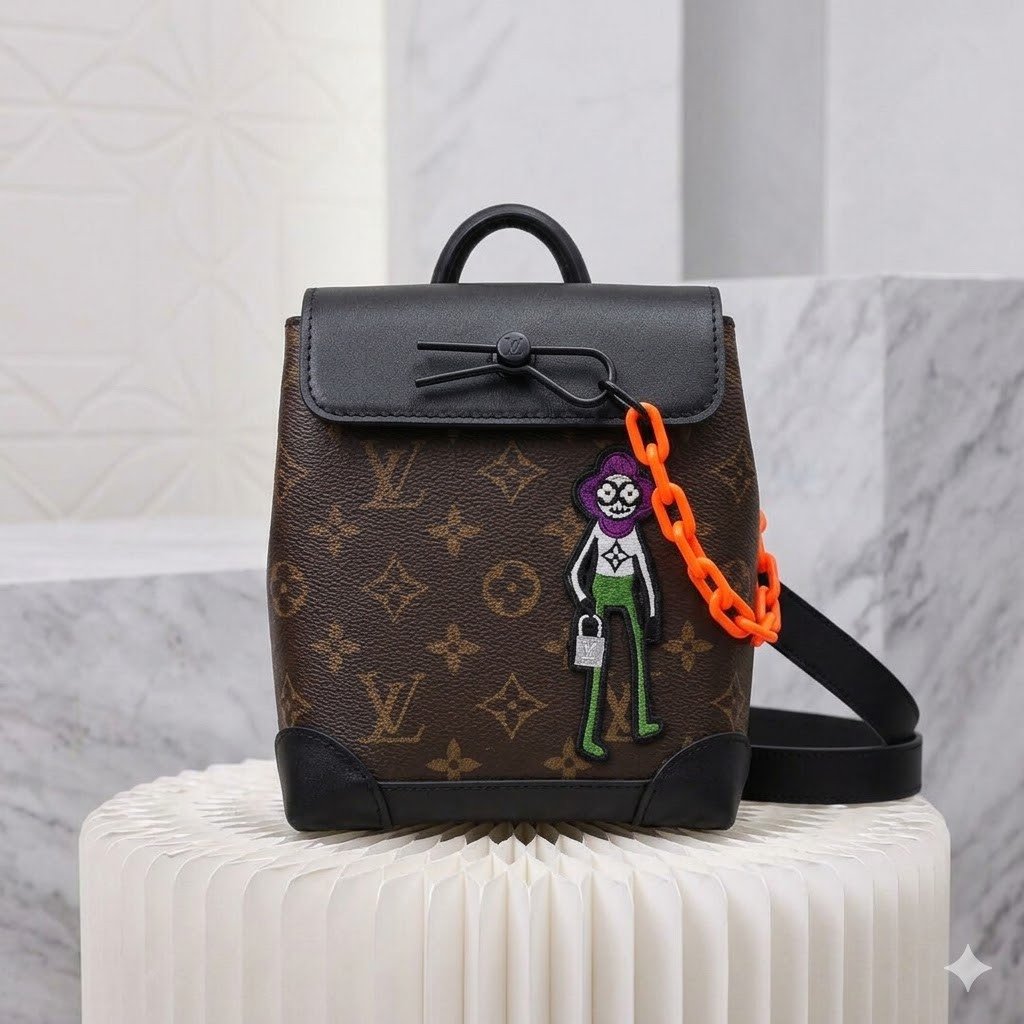 Louis Vuitton Steamer Nano Messenger Bag 15cm Virgil Abloh “Zoom with Friends” Animated Edition 10