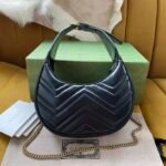 Gucci GG Marmont Half-Moon Mini Bag 21cm Matelassé Leather Edition 10