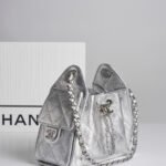 Chanel 26C Collection Size 25 Mini Drawstring Handbag 4 Colors Caviar Leather “Effortless Chic” Bucket Bag 13