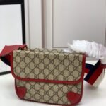 Gucci Neo Vintage GG Supreme Mini Messenger Bag 20cm Unisex Crossbody with Tiger Head Detail 13