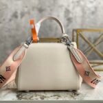 Louis Vuitton Cluny Mini 20cm Epi Leather Handbag with Reversible Jacquard Strap 14