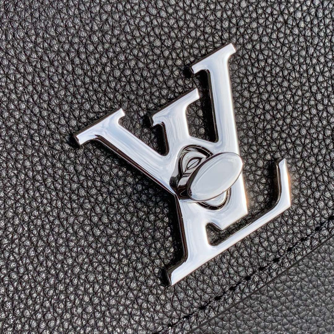 Louis Vuitton Lockme Ever Grained Calfskin Leather Top Handle Bag 28cm 14