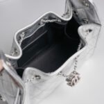 Chanel 26C Collection Size 25 Mini Drawstring Handbag 4 Colors Caviar Leather “Effortless Chic” Bucket Bag 16