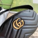 Gucci GG Marmont Matelassé Leather Belt Bag 3 Colors Original Italian Leather 16