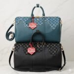 Louis Vuitton x Nigo Keepall Bandoulière 50 Monogram Drip Taurillon Leather Travel Bag 50cm