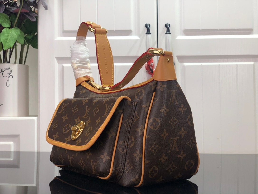Louis Vuitton Vintage Tikal GM “Golden Bean” Monogram Canvas Shoulder Bag 30cm 2