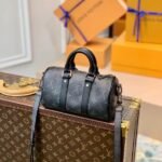 Louis Vuitton Keepall XS Monogram Eclipse – Classic Black Mini Duffle Bag 21cm 2