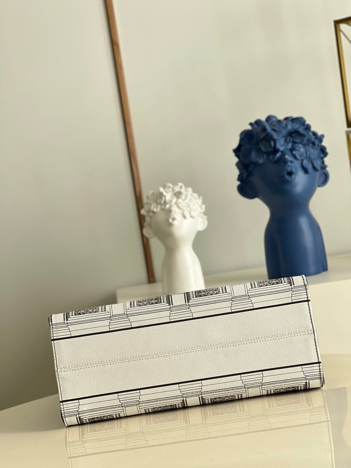 Louis Vuitton x Fornasetti OnTheGo MM Tote Bag 35cm Architettura Matte Calfskin Leather 2