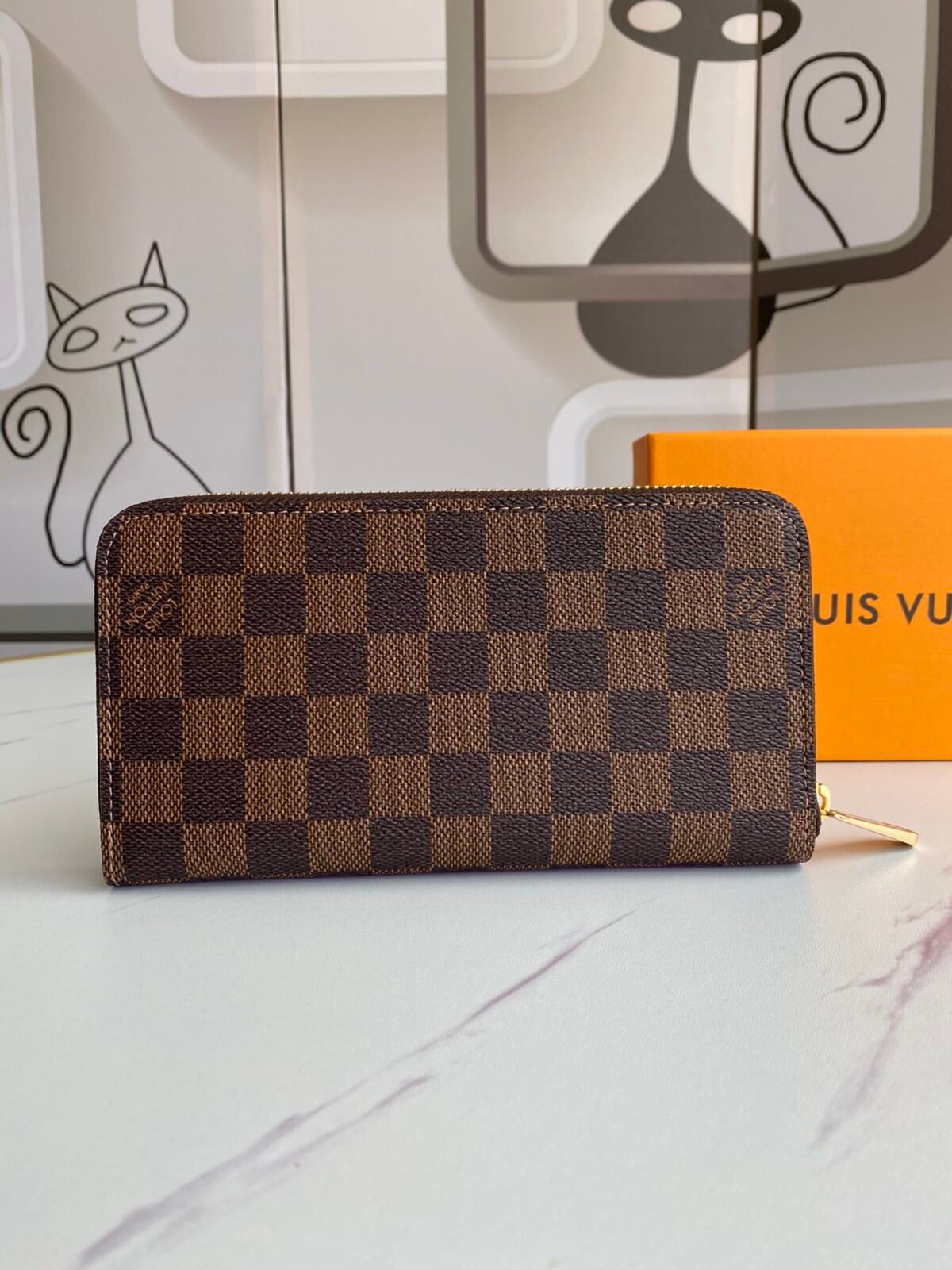 Louis Vuitton M60017 Zippy Wallet 19cm Limited Edition Silkscreen Monogram Canvas 2