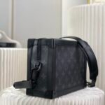 Louis Vuitton Soft Trunk in Monogram Eclipse Canvas Virgil Abloh Edition Unisex Crossbody Bag 25cm 2