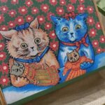 Gucci Children’s Cat Tote Bag 28cm Louis Wain Inspired Floral Supreme Canvas with Brown Trim 2