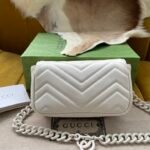 Gucci GG Marmont Super Mini Bag 16.5cm Tonal Ceramic Hardware Edition 20