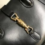 Gucci Jackie 1961 Medium Leather Tote Bag 30cm Signature Piston Closure & Detachable Strap 22