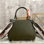 Louis Vuitton Cluny Mini 20cm Epi Leather Handbag with Reversible Jacquard Strap 22